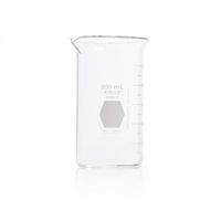 Product Image of Berzelius Beaker, tall Form, white graduated, with Spout, 300 ml, 48 pc/PAK