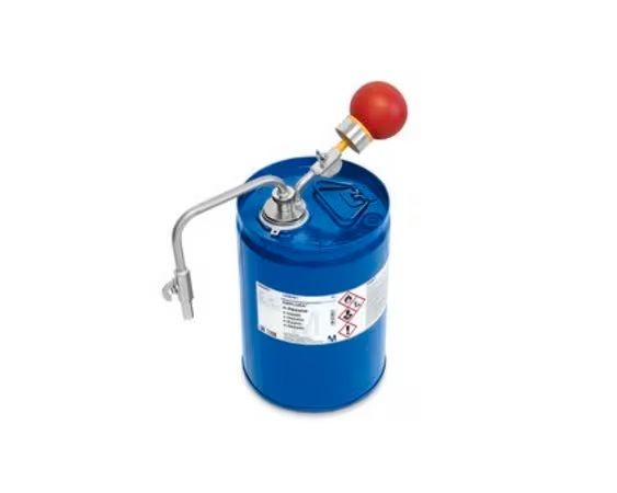 Merck Withdrawal system for solvents with man. pressure build-up for 10L/25L SS drums with 2" connection