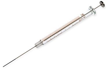Hamilton 50 μl, Modell 1705 N Spritze, 22 Gauge, 51 mm, point style 3T, max. Druck 1000 psig (68.9 bar), max. Temperatur 50°C/122°F