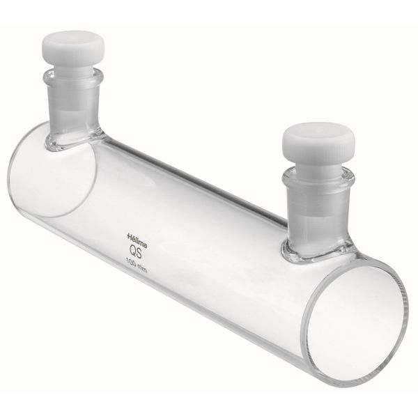 Hellma Macro Cylinder Cell, Type 120-QS, HP Quartz Glass, WL 200-2500 nm, Pathlength 100 mm, 2 PTFE Stopper, 28,000 μl