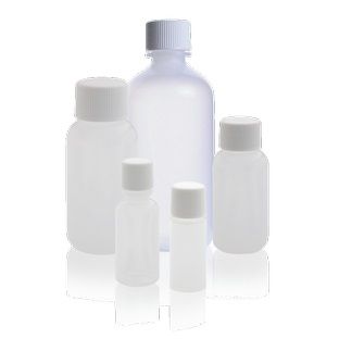 DWK Wheaton Rundflasche LDPE, 30ml, mit Schraubverschluss Größe 20-410, 33 x 73 mm, 72 St/Pkg