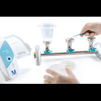 Microfil Funnel & Filter, 100mL, 0.8µm 47mm white gridded, 150/pk