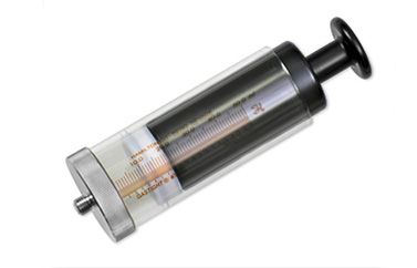 Hamilton 50 ml, Modell 1050 BFP Spritze, 5/16''-28 Gewinde, ML 600 Instrumenten-Spritze, max. Druck 100 psig (6.9 bar), max. Temperatur 80°C / 176°F