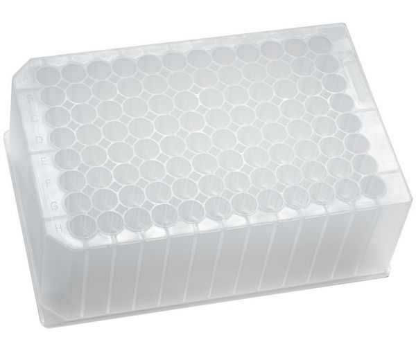 JG Finneran 96 Deep Round Well, 2ml/well, Polypropylene, Raised Rim, DNase/RNase free, 10 x 5 pc/PAK
