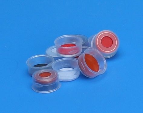 JG Finneran 11 mm Polypropylene Snap Cap, 10mil PTFE Lined, 10 x 100 pc/PAK