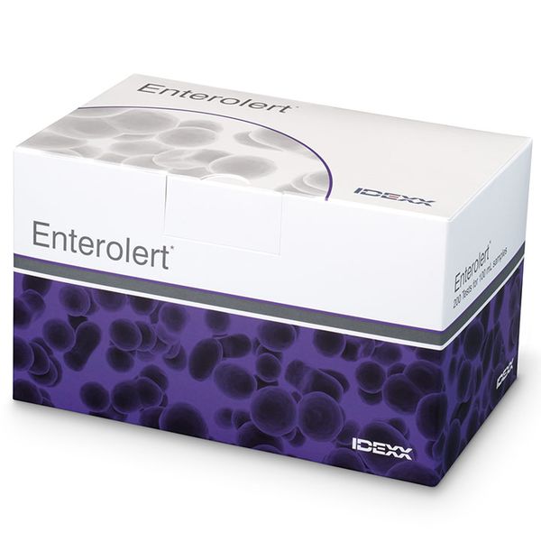 IDEXX Enterolert für 100 ml Proben 20 Tests/PAK, Haltbarkeit: 12 Monate ab dem Herstellungsdatum