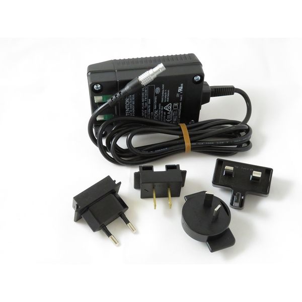 Merck Mains charger for use with MAS-100 NT Microbial Air Sampler, with Lemo plug