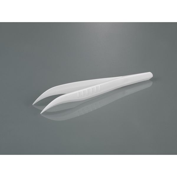 Bürkle Pinzette Einweg, spitz/abgewinkelt, 130 mm, PS, steril, 100 St/Pkg