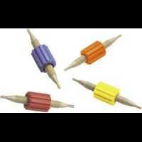 Coupler, PEEK, universal 0.25 mm ID, blue