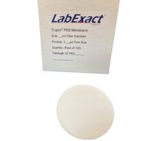 Product Image of LabExact® Membrane Filter, Trupor® PES naturally hydrophilic, 0.45 µm, 142 mm, fast flow, 25 pc/PAK