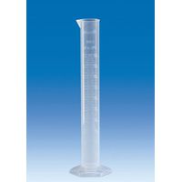 Product Image of Volumetric cylinder, PP, class B, tall form, raised scale, 2000 ml, 3 pc/PAK