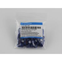 Product Image of Schraubkappen, blau, PTFE/rote Silikonsepten, 100 St/Pkg