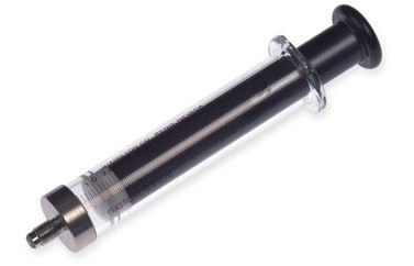 Hamilton 10 ml, Modell 1010 C Spritze, 1/4''-28 Gewinde, max. Druck 200 psig (13.8 bar), max. Temperatur 115°C / 239°F