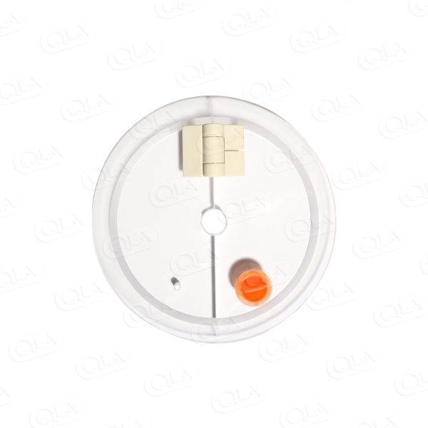 QLA Clear Hinged Cover For Distek Baths with .125inch (3.175mm) Sampling Hole
