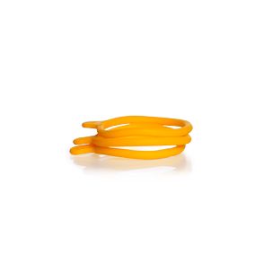 Duran Group DURAN GL 56 Kennzeichnungsring (bottle tag) aus Silikon, Gelb, 20 St/Pkg