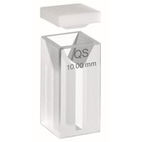 Product Image of Micro Cell, Type 105-QS, HP Quartz Glass, WL 200-2500 nm, Pathlength 10 mm, PTFE lid, 300 µl