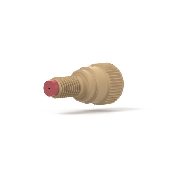 Upchurch Scientific Rückschlagventil Einlass--Baugruppe, PEEK-SS, 3 psi, 1/4-28 Gewindeanschluss, mit 0,020'' Loch, 1 St