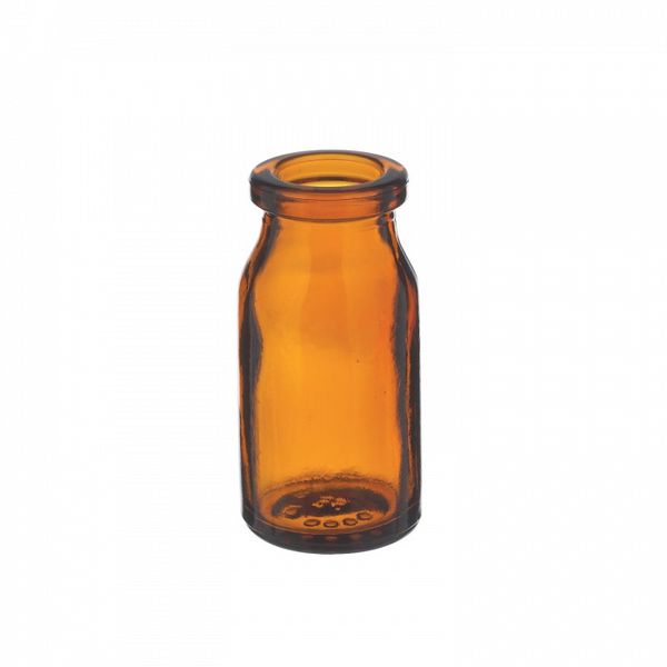 223761 Serum bottle 10ml, brown, Boro, neck: 13 mm ID x 20 mm AD