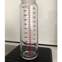 Product Image of MIKLI-Verdünnungsflasche (Milchflasche), 240 ml, Weithals, dicke Wandung, mit autoklavierbarem Schraubverschluss