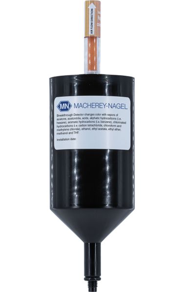 Macherey-Nagel Abluftfilter mit Indikator gefüllt mit Aktivkohle für Kappen mit 1/4"-28 Fitting