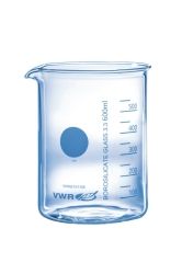 Avantor Becherglas, Klarglas, Borosilikatglas 3.3, niedere Form, 5000 ml, mit Teilung und Ausguss, DIN 12331