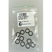 Product Image of Viton O' Ring Seal for Agilent Liners 6.3mm OD, 10 pc/pak
