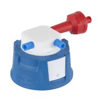 Product Image of SafetyCap II, V2.0, GL45, 2x PFA-fitting 3.2 mm OD, 90° angled + air valve