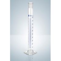 Product Image of Measuring cylinder DURAN, class B, blue grad 100:1 ml, NS 24/29, H 290 mm, 2 pc/PAK
