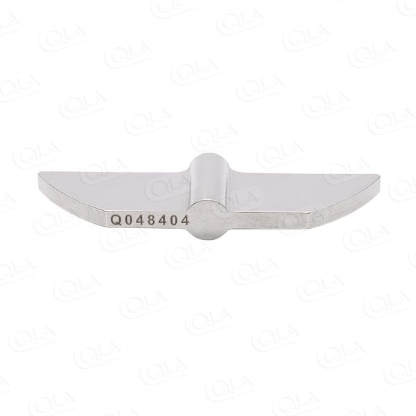 QLA Paddle Blade with extension for Logan UDT-812 Series Bath, Electropolished 316 SS, Serialized (40mm total length, 8-32 thread)