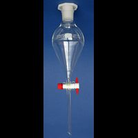 Seperating funnel conical without graduation, Duran®, PTFE plug, 1000 ml