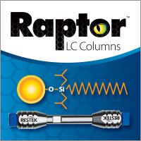 HPLC Column Raptor ARC-18, 1.8 µm 90Å 50 x 3.0 mm, temperature limit: 80°C