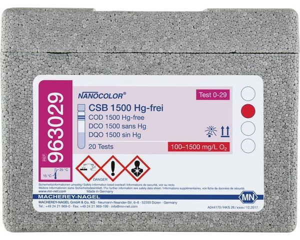Macherey-Nagel NANOCOLOR CSB 1500 Hg-frei Rundküvettentest, 20 Bestimmungen