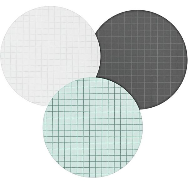 Macherey-Nagel Membrane filter, round, Porafil CM, MCE, 47 mm, 0,45 μm, black, gridded, 100/pac