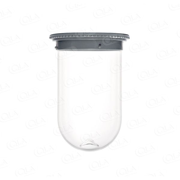 QLA Glasgefäß, PEAK, 1000 ml, klar, Easi-Lock für Hanson Vision, Serialized
