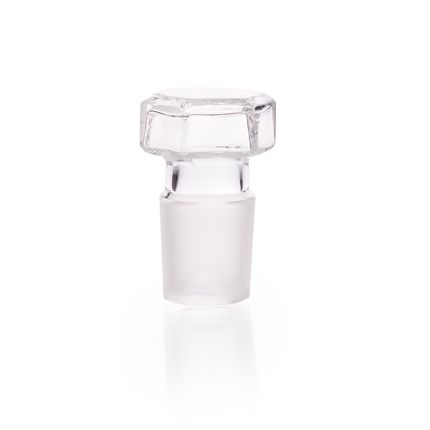 Duran Group DURAN Hexagonal stoppers, short ground, finished, NS 14/15, 100 pc/PAK