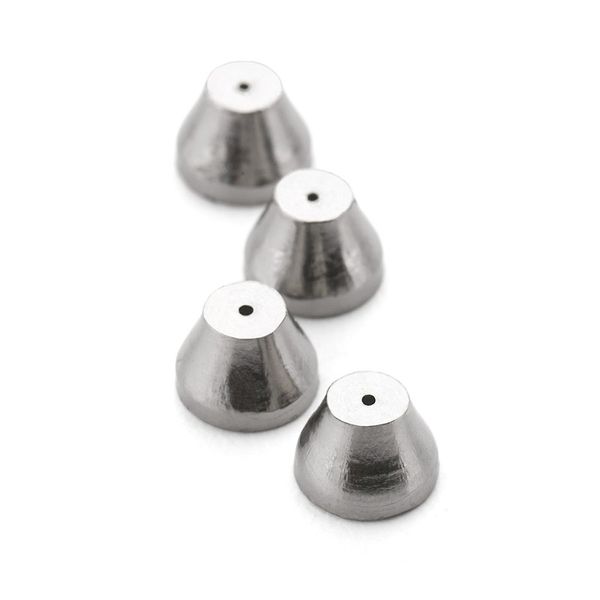 Trajan (SGE) 15% Graphit/85% Vespel Ferrule Mini Union Ferrule, mit 0,4 mm Loch, 10 St/Pkg