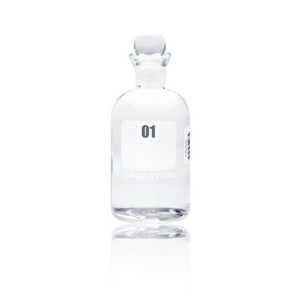 DWK Wheaton BSB-Flasche, 300ml, ''Pennyhead''-Stopfen, von 1-24 nummeriert, 69 x 165 mm, 24 St/Pkg