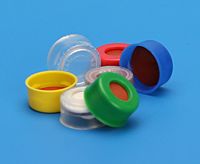 JG Finneran 11 mm Clear Poly Crimp Seal, 10mil PTFE Lined [Patented], 10 x 100 pc/PAK