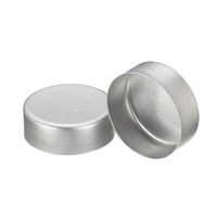 Product Image of Aluminiumkappe, natur, geschlossen, ohne Einlage, 20 mm AD, 1000 St/Pkg