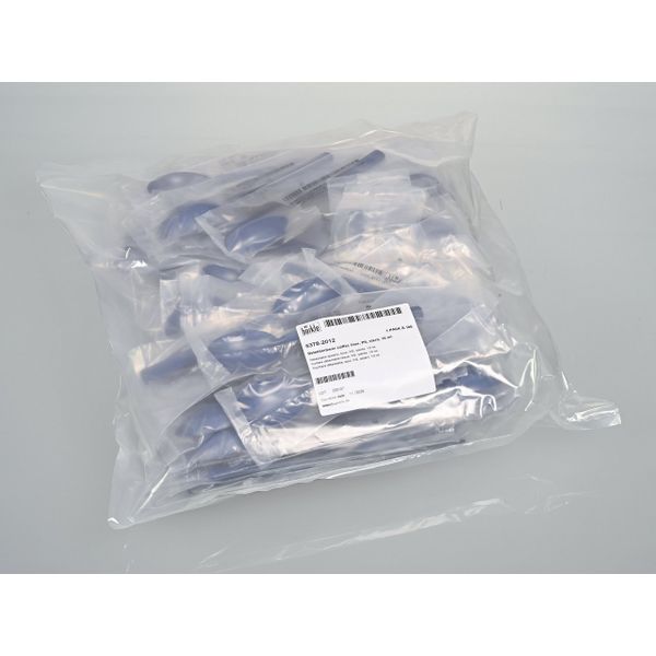 Bürkle Detektierbarer Löffel, blau, PS, steril, 10 ml, 100 St/Pkg