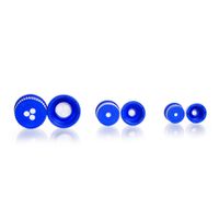 Product Image of DURAN® Membranverschluss, GL 45, PP, blau, für Duran® Laborglasflaschen ePTFE Porengrößen 0,2 µm, Mindestabnahme 5 Stück