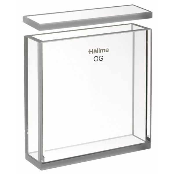 Hellma Large Cell VIS, Type 700-OG, optical Glass, WL 360-2500 nm, Pathlength 10 mm +/-0,2 mm, Glass lid, 20,000 μl