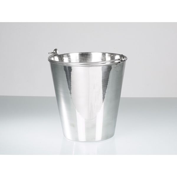 Bürkle Eimer Edelstahl, V2A, Inhalt 10 l