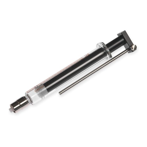Hamilton 5 ml, Modell 1005 TLLCH Spritze, PTFE Luer Lock, gasdicht, ohne Nadel, max. Druck 200 psig (13.8 bar), max. Temperatur 115°C / 239°F