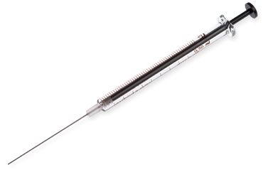 Hamilton 500 μl, Modell 1750 LTN Spritze, 22 Gauge, 51 mm, point style 3, max. Druck 700 psig (48.3 bar), max. Temperatur 50°C/122°F, mit 