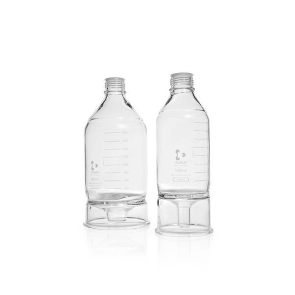 Duran Group DURAN HPLC reservoir bottle, clear, conical base, GL 45, 1000 ml