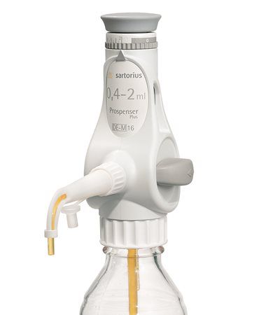 Sartorius Flaschenaufsatz-Dispenser Prospenser Plus, 0,4-2 ml