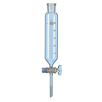 Duran Group DURAN Tropftrichter, zylindrisch, mit Teilung, NS-Kern 14/23, NS-Hahn u. Hahnsicherung, 100 ml