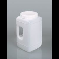 Weithalsbehälter mit Griff, HDPE, 4400 ml, mit Verschluss