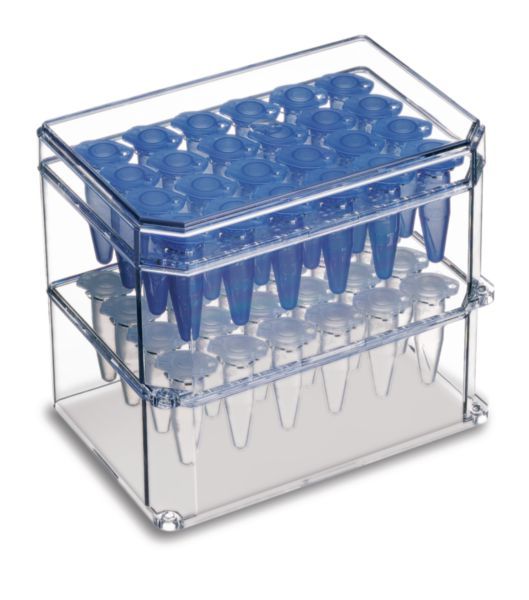 Eppendorf IsoRack, 4 racks + 4 covers 1,5 ml/1,7 ml/2,0 ml, Set